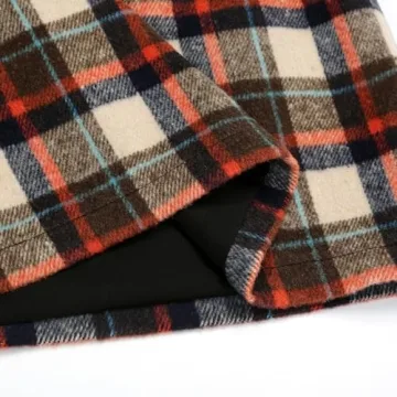 IDEALSANXUN High Waisted Plaid Skirt for Women