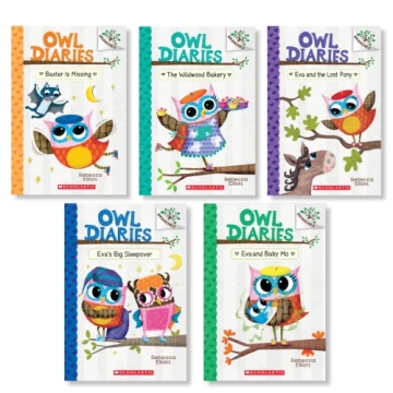 Owl Diaries Series Set for Early Readers - Books 6-10