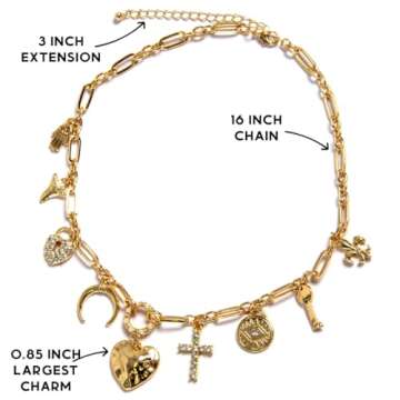 Chic Paperclip Charm Necklace for Statement Style Women