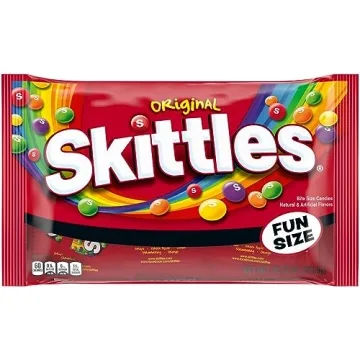 SKITTLES Original Fun Size Chewy Candy for Halloween - 10.72 oz Bag