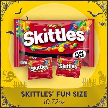 Delicious SKITTLES Fun Size Candy for Halloween Treats