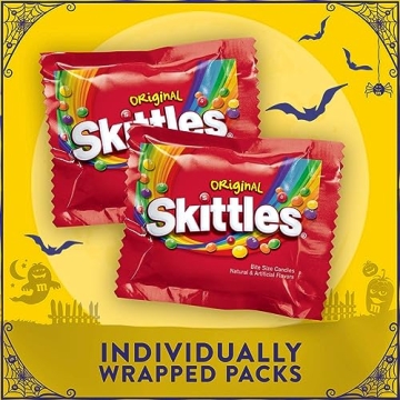 Delicious SKITTLES Fun Size Candy for Halloween Treats