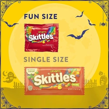 Delicious SKITTLES Fun Size Candy for Halloween Treats