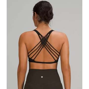 Lululemon Free to Be Wild Strappy Sports Bra Black (4)