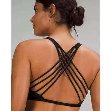 Lululemon Free to Be Wild Strappy Sports Bra Black (4)