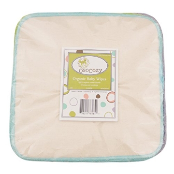 OsoCozy Organic Flannel Baby Wipes Eco-Friendly & Soft