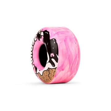 Moxi Fundae Roller Skate Wheels – Bubble Gum Pink