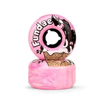 Moxi Fundae Roller Skate Wheels – Bubble Gum Pink