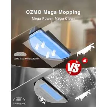 Yeedi C12 PRO Plus Robot Vacuum and Mop, 8000Pa Strong Suction, Vibrating Mopping, 7-Week Dust Storage, Bagless Dust Container, ZeroTangle Brush, Black