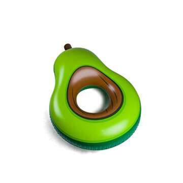 Large Avocado Pool Float by BigMouth Inc. - Fun Summer Float