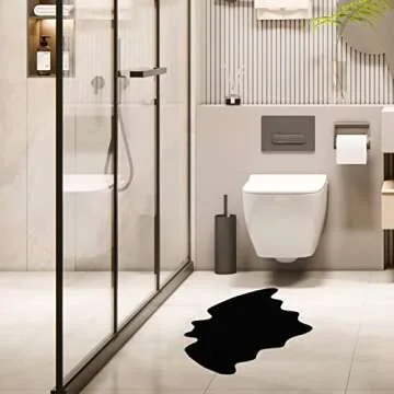 Gothic Bat Bath Mat for Unique Bathroom Decor