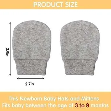 Newborn Baby Mittens - 6 Pairs Anti Scratch Essentials