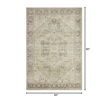 Loloi Skye Collection Area Rug 5'0" x 7'6" Natural Sand