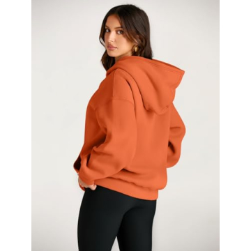 Trendy Oversized Hoodie for Women - Fleece Winter Pullover
