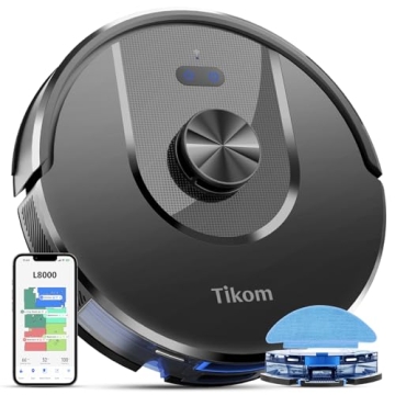 Tikom L8000 Robot Vacuum 3000Pa Suction LiDAR Navigation