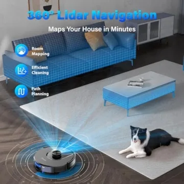 Tikom L8000 Robot Vacuum 3000Pa Suction LiDAR Navigation