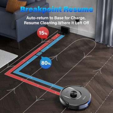Tikom L8000 Robot Vacuum 3000Pa Suction LiDAR Navigation
