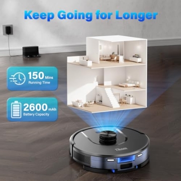 Tikom L8000 Robot Vacuum 3000Pa Suction LiDAR Navigation