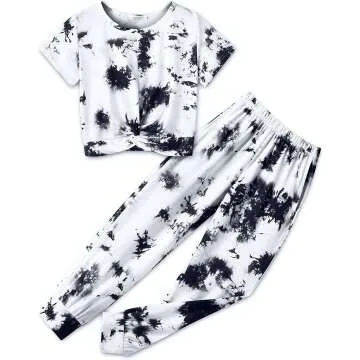 Arshiner Girls Tie Dye Sweatsuits 4-13 Years