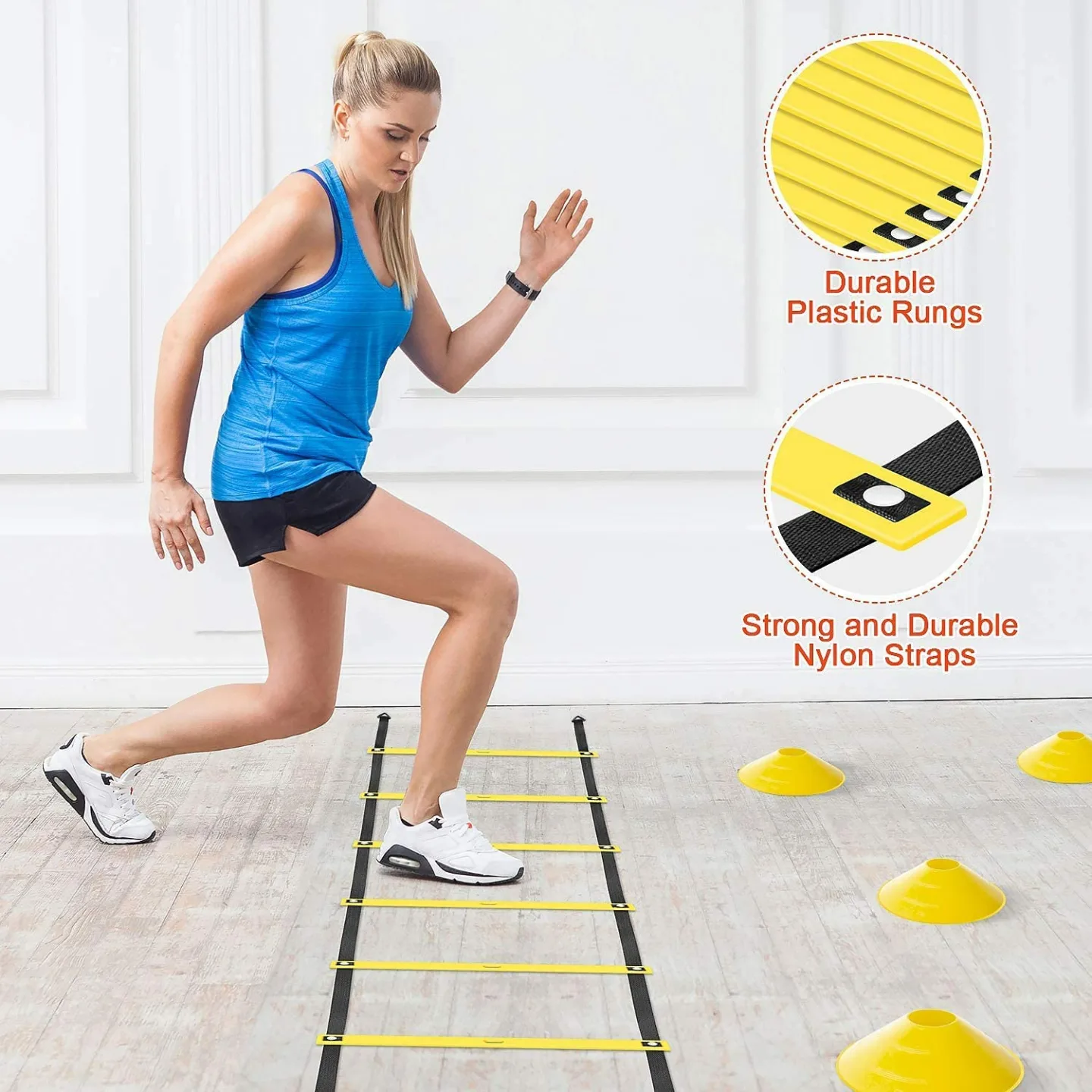 Agility Ladder Training Set for Sports Performance