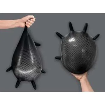 PermaSafe, HD Industrial Nitrile Disposable Gloves, 6+ Mil, Raised Diamond Texture Mechanical Gloves - BPA Free, Latex Free