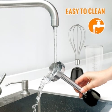 Immersion Blender 1100W - 5-in-1 Handheld Kitchen Tool