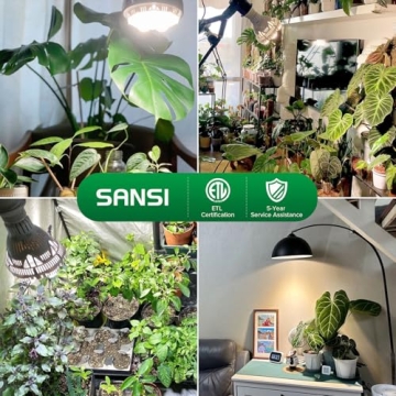 SANSI Full Spectrum Grow Light Bulb 24W for Indoor Plants