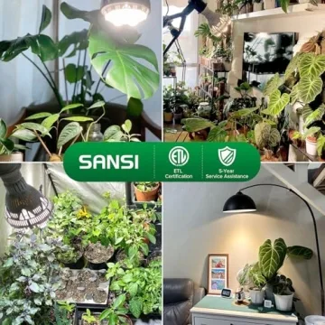 SANSI Full Spectrum Grow Light Bulb 24W for Indoor Plants