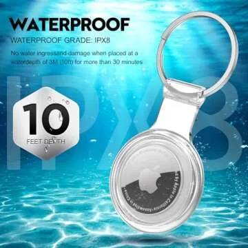 Stylish Waterproof Airtag Holder for Apple AirTags