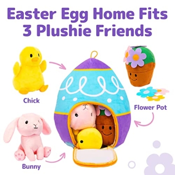 Easter Egg Plushie House Mini Stuffed Friends Gift