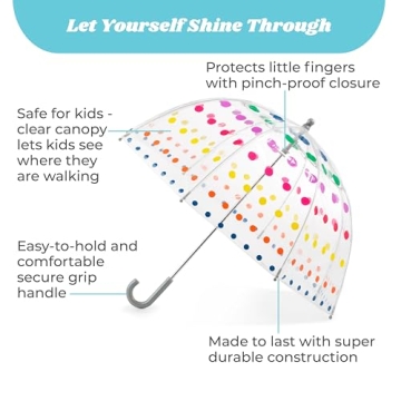totes Kids Bubble Dome Umbrella for Safe Fun