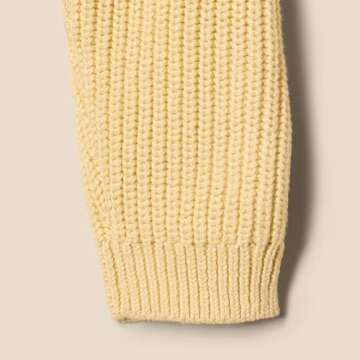 Amazon Essentials x Sofia Grainge Unisex Babies' Knit Playsuit, Butter Yellow, Newborn