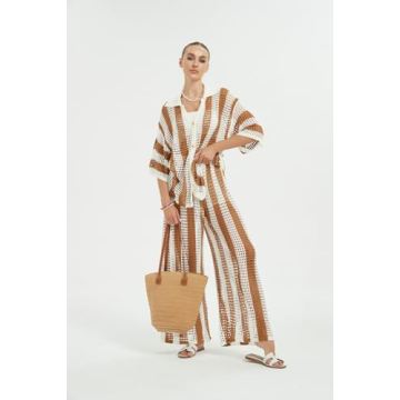 NIFTRIRY Stylish Women Cover Up Crochet Set for Summer