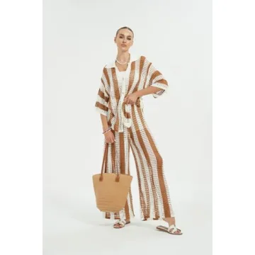 NIFTRIRY Stylish Women Cover Up Crochet Set for Summer