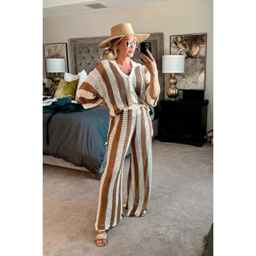 NIFTRIRY Stylish Women Cover Up Crochet Set for Summer