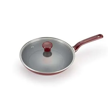 T-fal Excite Nonstick Cookware Set 14 Piece Oven Safe 350F Pots and Pans, Dishwasher Safe Red