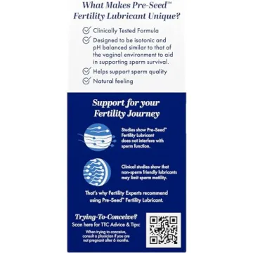 Pre-Seed Fertility Lubricant for Conception Support