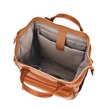 Kah&Kee Leather Backpack for Travel and Work