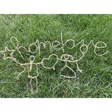 (3pk) 16-ft Wire Core Jute Twine, 100% Jute String Rope for Gardening, Bundling, Gifts Tying, Decoration, DIY Craft. 9lbs Capacity