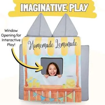 Couch Swag Play Panel for Childrens Foam Sofa Kids Couch (Lemonade Stand)