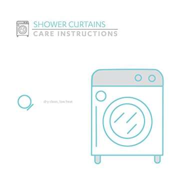 Lush Decor Darla Floral Shower Curtain - 72x72 Elegant Design