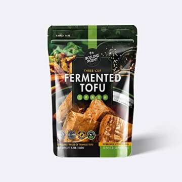 Boiling Point 3 Cups Fermented Tofu Contains 7pcs Non-GMO Steamed Tofu,Vegan-Friendly, Soup and Seas...