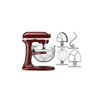 KitchenAid Stand Mixer with Glass Bowl for Cooking Enthusiasts