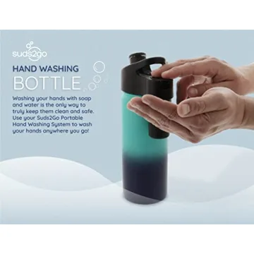 Suds2Go Portable Hand Washing Water Bottle for Travel