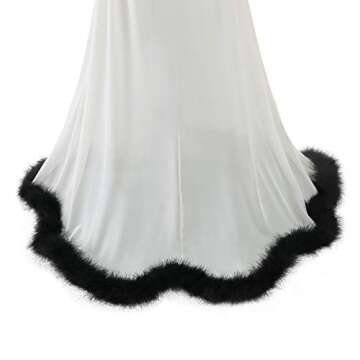 Molisa Feather Robe for Bridal Elegance and Comfort