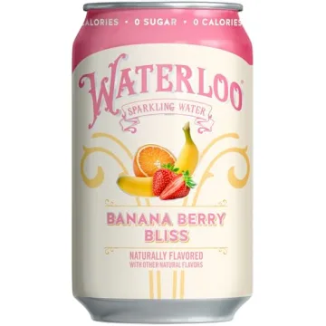 Waterloo Sparkling Water Banana Berry Bliss - 12 Cans