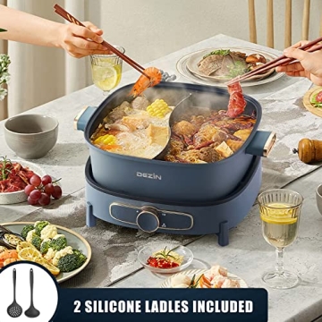 Dezin Electric Hot Pot - Dual Flavor 5.5L Cooker