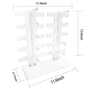 Stylish FAZMoss Sunglasses Rack for 10 Pairs of Glasses
