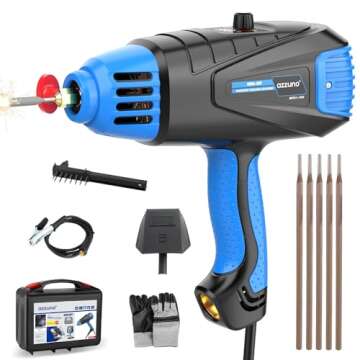 AZZUNO Handheld Welding Machine - Portable ARC Welder Gun with IGBT Technology