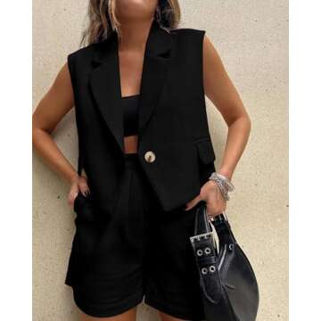 KIRUNDO 2 Piece Summer Outfit Set for Women 2025 Fashion